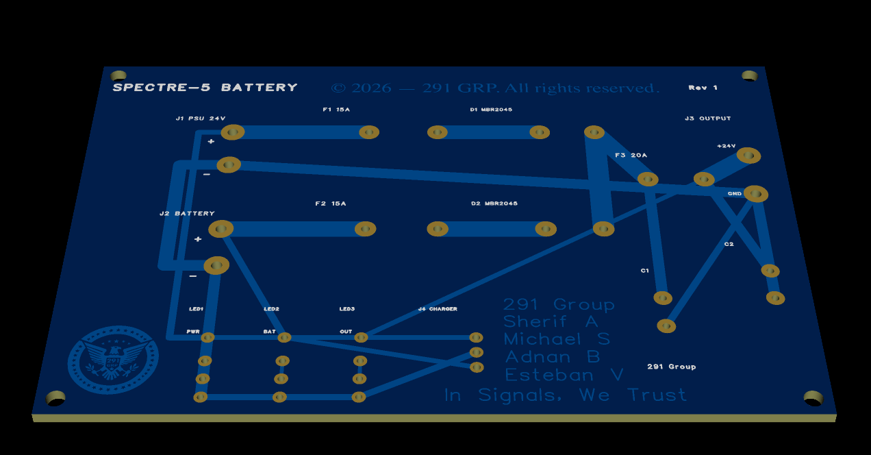 Custom Battery Management PCB