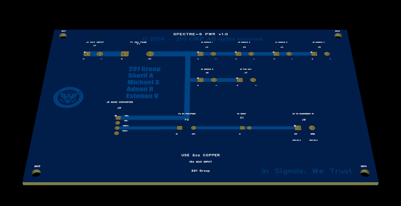 Custom Power Management PCB