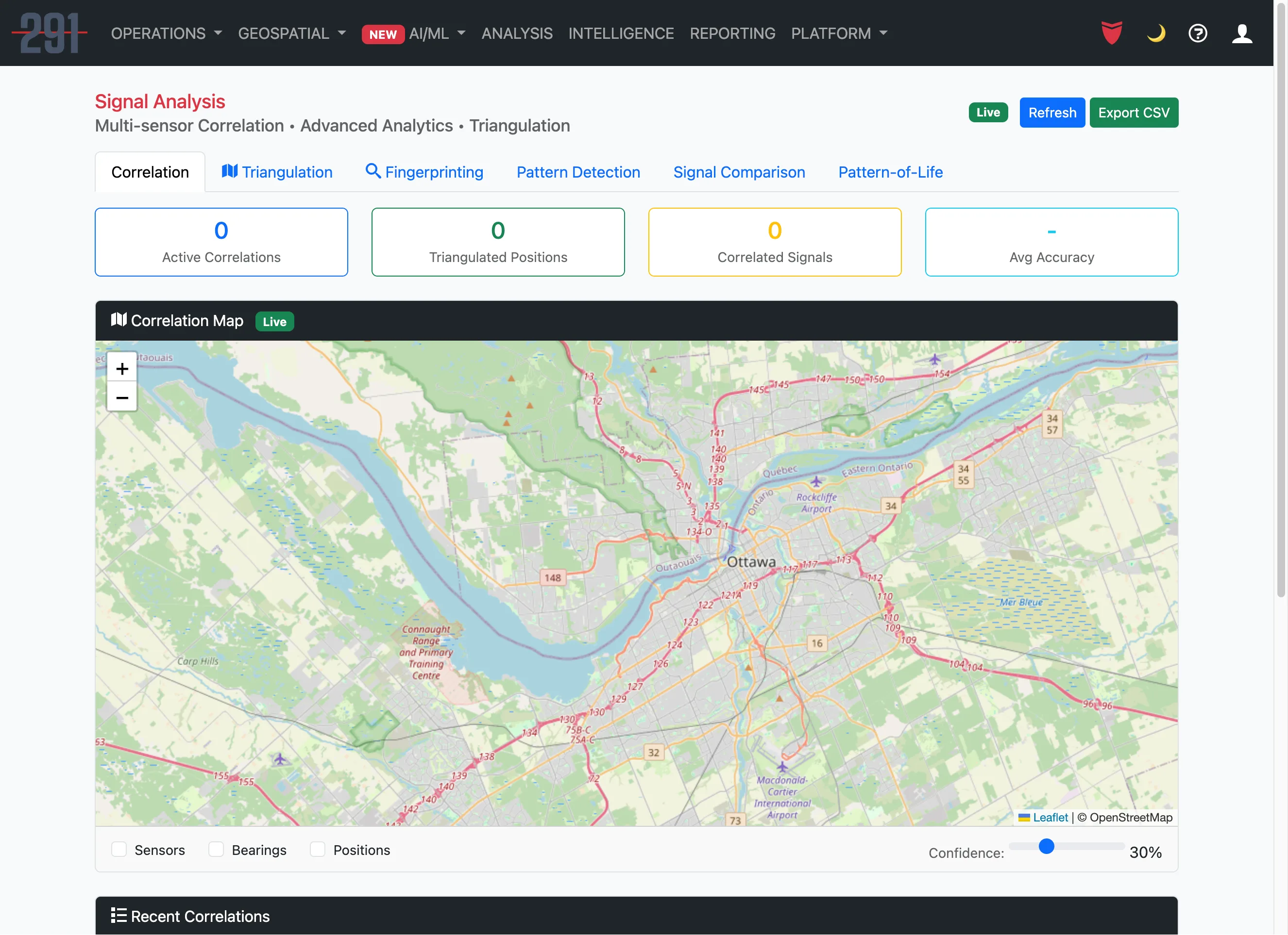 EP Platform - Multi-Sensor Correlation