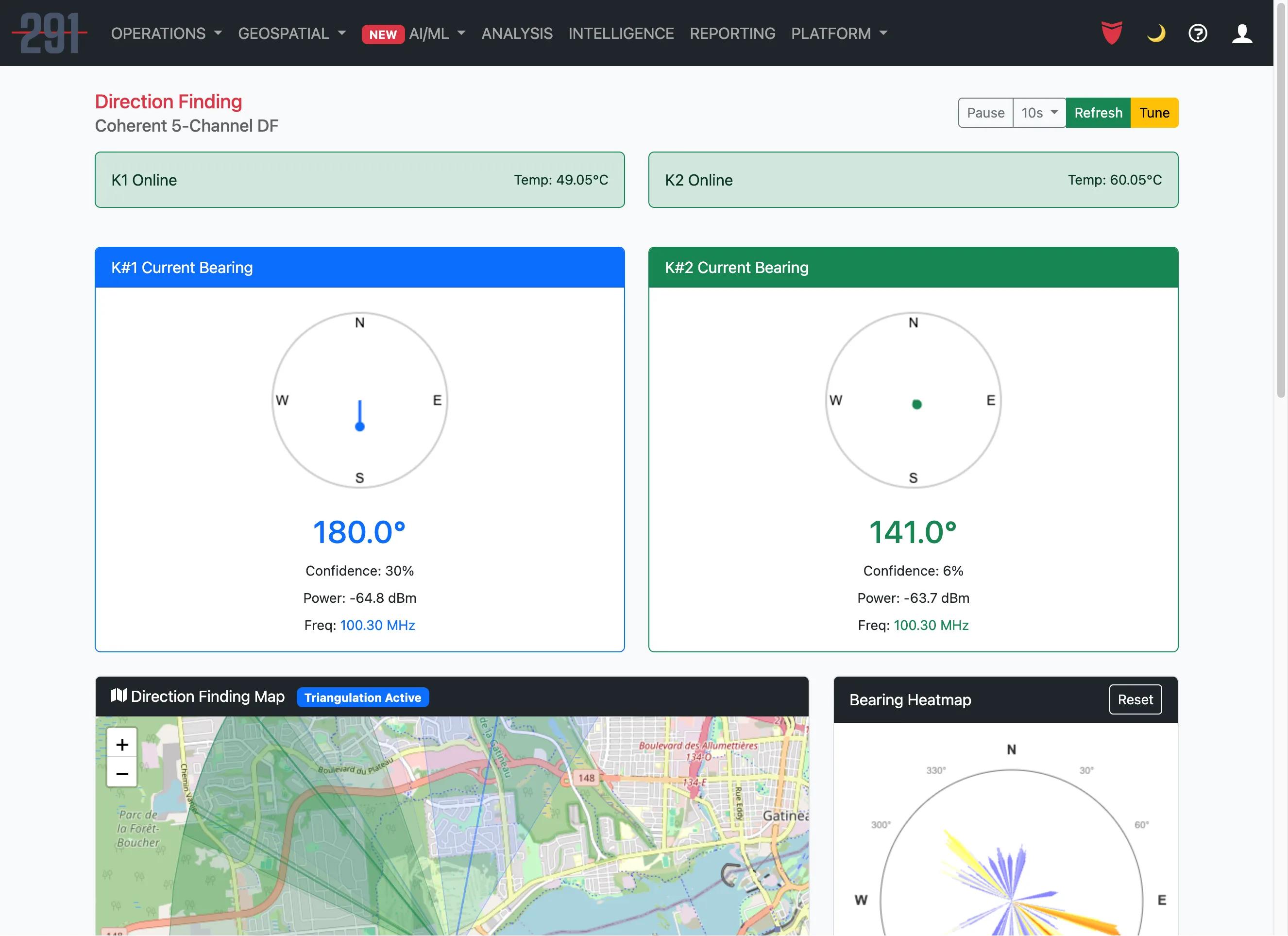 EP Platform - Direction Finding