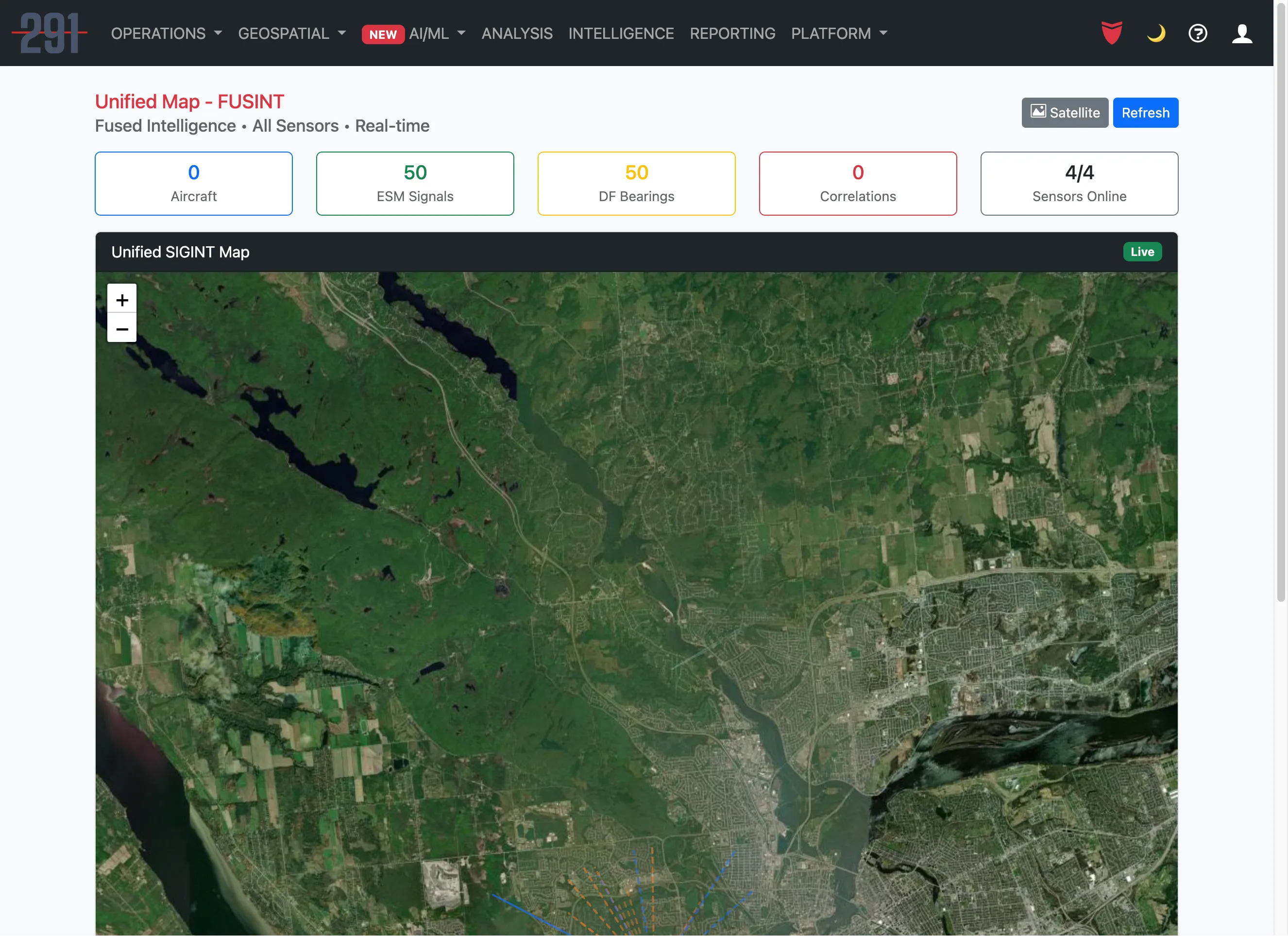EP Platform - Unified SIGINT Map